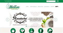 Desktop Screenshot of biotae.com.br
